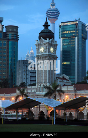 La Malaisie, Kuala Lumpur, le Sultan Abdul Samad Building, d'horizon, Banque D'Images