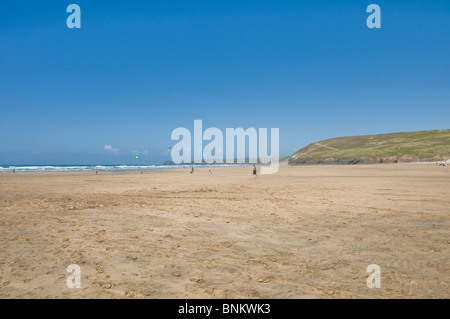 La plage de Rolvenden Cornwall Angleterre Banque D'Images