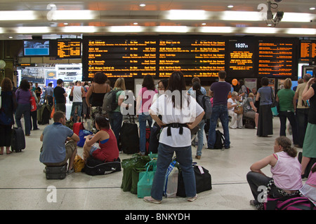 - Hall de la gare de Kings Cross - Londres Banque D'Images