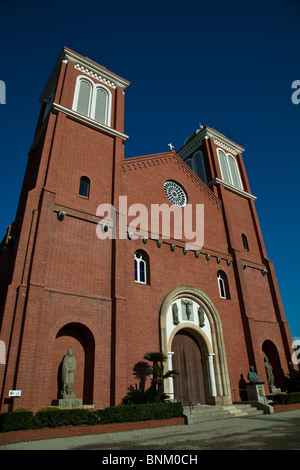 Cathédrale St Mary, souvent connu sous le nom de Cathédrale Urakami à Nagasaki. Banque D'Images