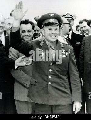 YURI GAGARIN (1934-1968), cosmonaute soviétique et le premier homme dans l'espace Banque D'Images