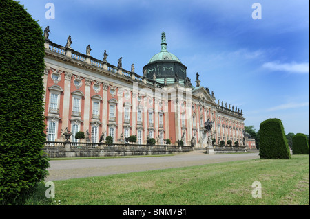 Neues Palais (nouveau Palais) parc Sanssouci Potsdam Berlin Allemagne Deutschland Europe Banque D'Images