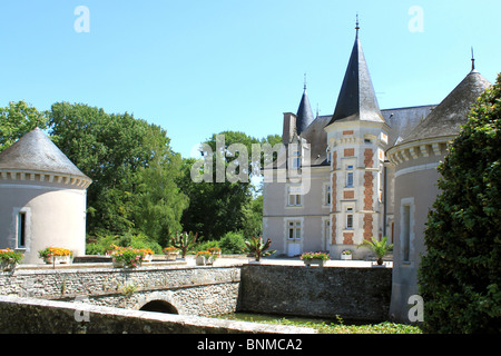 Photo de Lisledon à Villemandeur château dans le Loiret Banque D'Images