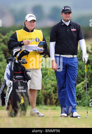 MARC LEISHMAN AUSTRALIE LE OLD COURSE ST ANDREWS ST ANDREWS SCOTLAND 15 Juillet 2010 Banque D'Images