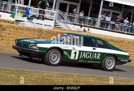 1982 Jaguar XJ-S TWR vainqueur à la course de Bathurst 2010 Goodwood Festival of Speed, Sussex, England, UK. Banque D'Images