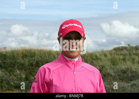 Natalie Anne Gulbis au 35e Ricoh Women's British Open au Royal Birkdale Golf Club, Southport, Merseyside, Royaume-Uni Banque D'Images