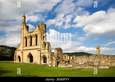 Byland Abbey North Yorkshire Angleterre Banque D'Images