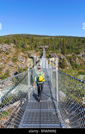 Arrondissement de première classe Alaska Skagway Northern British Columbia Canada rapids blancs de l'eau Rivière Tutshi le sud-est de l'Alaska Banque D'Images