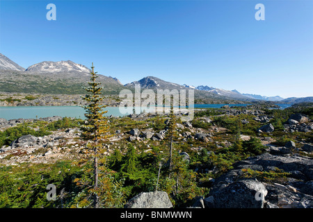 Arrondissement de première classe Alaska Skagway Route du Klondike au Yukon Banque D'Images