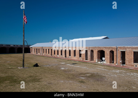 L'intérieur de Fort Zachary Taylor, Key West, Floride, USA Banque D'Images