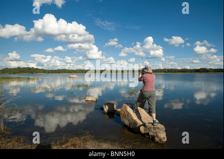 Parc National Ngezi Zimbabwe Banque D'Images