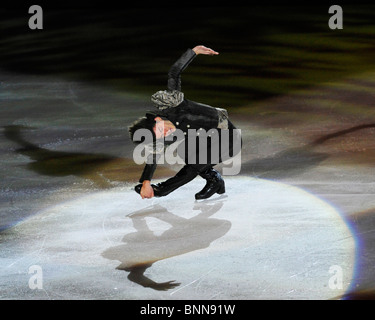 Le sport suisse ice ice hall figure skating Stephane Lambiel, patineuse artistique modèle ne libération Banque D'Images