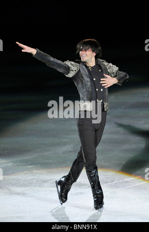 Le sport suisse ice ice hall figure skating Stephane Lambiel, patineuse artistique modèle ne libération Banque D'Images