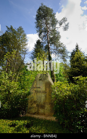 Tombe de Lovis Corinth, célèbre peintre de l'impressionnisme et l'expressionnisme allemand, Suedwestkirchhof Stahnsdorf, Berlin, Allemagne Banque D'Images