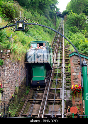 Lynton and Lynmouth cliff railway, Devon, UK Banque D'Images