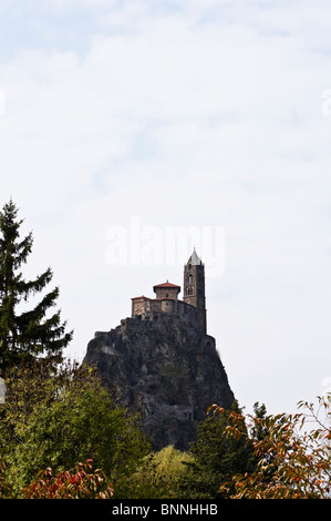 Saint Michel d'Aliguihe au Puy-en-Velay, France Banque D'Images