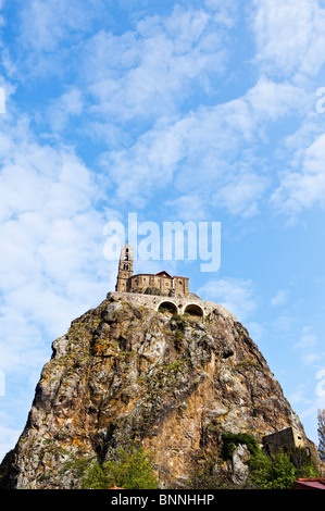 Saint Michel d'Aliguihe au Puy-en-Velay, France Banque D'Images