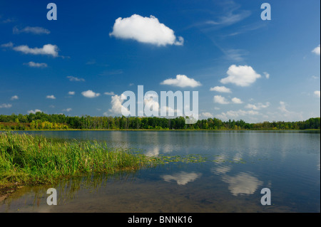 Lake Hibbing Minnesota États-Unis d'Amérique États-Unis d'Amérique nature eau Nuages Banque D'Images