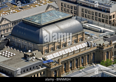 Stock Exchange Allemagne Europe Frankfurt Frankfurt am Main Hessen accueil maison maisons maisons centre ville zone principale de stock de sécurité Banque D'Images