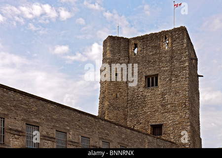 Site du château d'Oxford au Royaume-Uni Banque D'Images