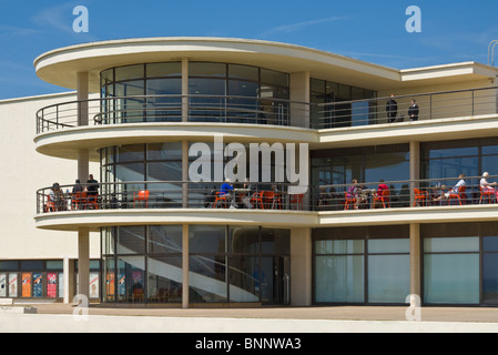 Détails de l'architecture extérieure De La Warr Pavilion, Bexhill on Sea, East Sussex, England, GB, le Royaume-Uni, l'Union européenne, de l'Europe Banque D'Images