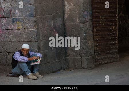 La porte de la Citadelle à Diyarbakir, Turquie Banque D'Images