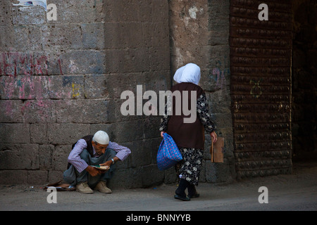 La porte de la Citadelle à Diyarbakir, Turquie Banque D'Images