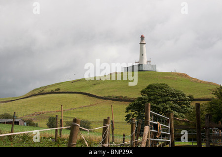 Le Sir John Barrow monument sur la Colline Hoad dans Ulverston Banque D'Images