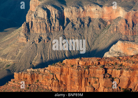 Grand Canyon, Crépuscule à Mather Point Banque D'Images