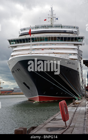 La Reine Victoria de Criuse accosté à Belfast. Banque D'Images