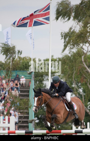 Le Beffroi à l'Angleterre. 30-07-2010. La Longines Royal International Horse Show, tenue à l'Angleterre Tous les parcours d'equitation, Hickstead. Banque D'Images