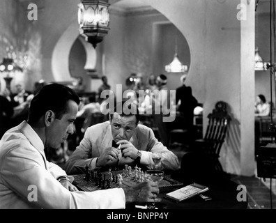 HUMPHREY BOGART, Peter Lorre, Casablanca, 1942 Banque D'Images