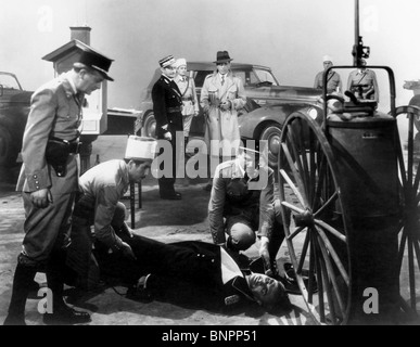 CONRAD VEIDT, CLAUDE RAINS, Humphrey Bogart, ALBERTO MORIN, Casablanca, 1942 Banque D'Images