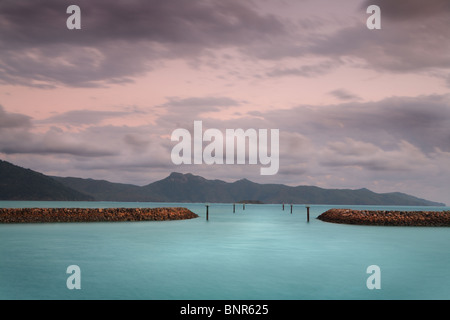 Scènes de plage sur Hayman Island, Queensland, Australie Banque D'Images