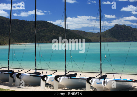 Scènes de plage sur Hayman Island, Queensland, Australie Banque D'Images