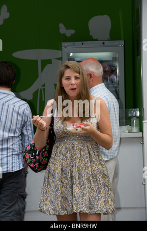 29 juin 2010 : dans le parc. Tournoi international de tennis de Wimbledon qui s'est tenue à l'All England Lawn Tennis Club, Londres, Banque D'Images