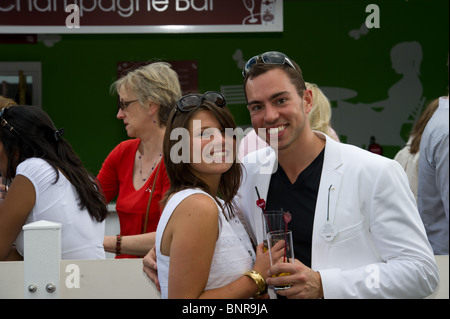 29 juin 2010 : dans le parc. Tournoi international de tennis de Wimbledon qui s'est tenue à l'All England Lawn Tennis Club, Londres, Banque D'Images