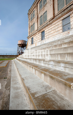 Cour de récréation d'Alcatraz San Francisco California USA Banque D'Images