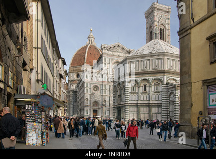 Il Duomo di Firenze Cattedrale di Santa Maria del Fiore, Florence, Toscane,Italie,Italie Banque D'Images