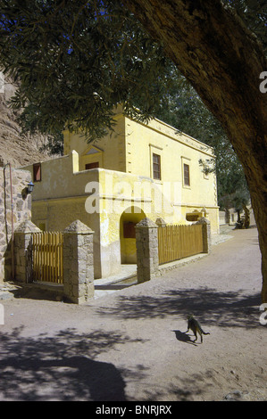 La chapelle de St Triphone à l'intérieur des murs du monastère de Sainte Catherine, le Sinaï. Dans la chapelle est le charnier. Banque D'Images