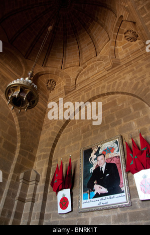 L'Afrique, Maroc, Casablanca. Mahakma Law Courts (aka Mahakma du Pacha) accueil à la loi islamique tribunaux. Banque D'Images