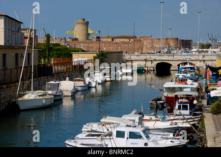 L'Europe, Italie, Livourne, Toscane Banque D'Images