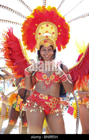 Le 43e (2010) Caribbean Carnival (Toronto) Caribana est le plus gros festival des Caraïbes en Amérique du Nord. Banque D'Images