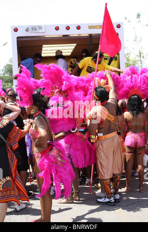 Le 43e (2010) Caribbean Carnival (Toronto) Caribana est le plus gros festival des Caraïbes en Amérique du Nord. Banque D'Images