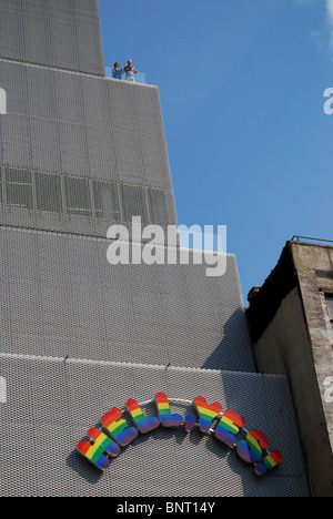 Le nouveau musée d'Art Contemporain à New York, 235 Bowery, New York, NY 10002 Banque D'Images