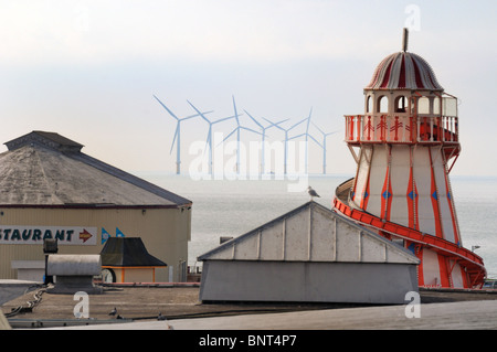 Gunfleet sands wind farm,Essex Clacton Banque D'Images