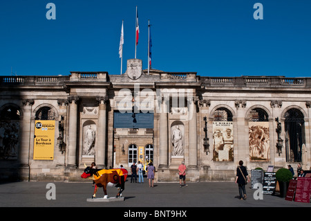 Hôtel de ville, Bordeaux, France Banque D'Images