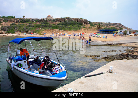 La baie d'Agios Georgios Pafos Chypre Europe Union Européenne UE Banque D'Images