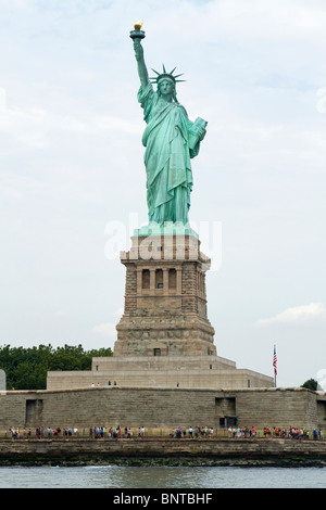 Statue de la Liberté à New York City, New York. Banque D'Images