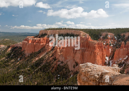 Vue sur partie inférieure de Bryce Canyon National Park, Utah Banque D'Images